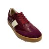 Tenis en Cuero Milka Vino Tinto Suela Miel