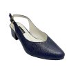 Calzado en cuero Afrodita Vener Azul Altura 3.5