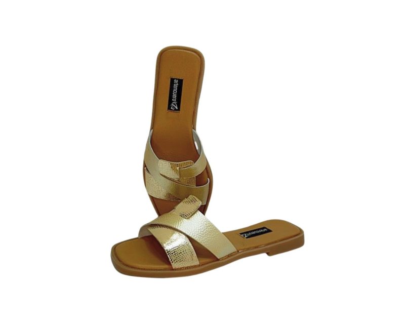 Sandalia Plana Flippa Oro - Imagen 5