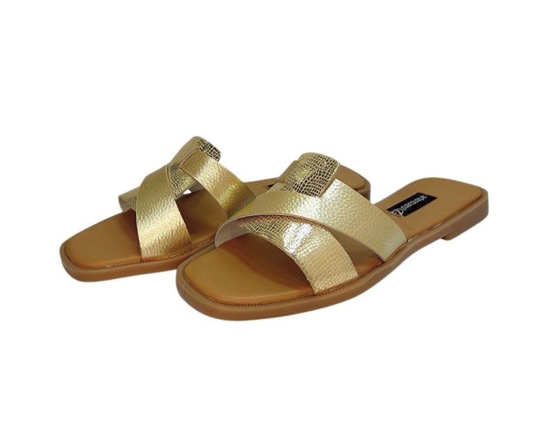 Sandalia Plana Flippa Oro - Imagen 6