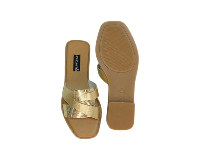 Sandalia Plana Flippa Oro - Imagen 8