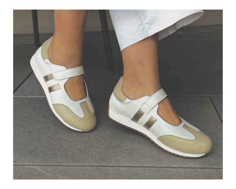 Tenis en Cuero Manuela Blanco - Imagen 6
