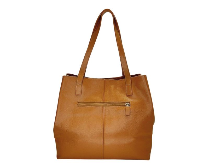 Bolso en Cuero Petra 4 tonos base miel - Imagen 4