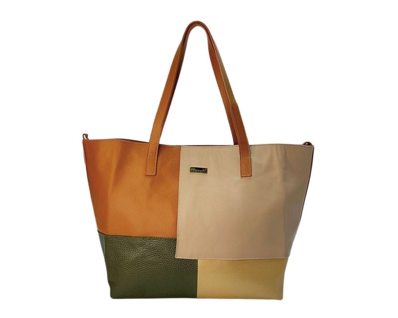 Bolso en Cuero Petra 4 tonos base miel - Imagen 6