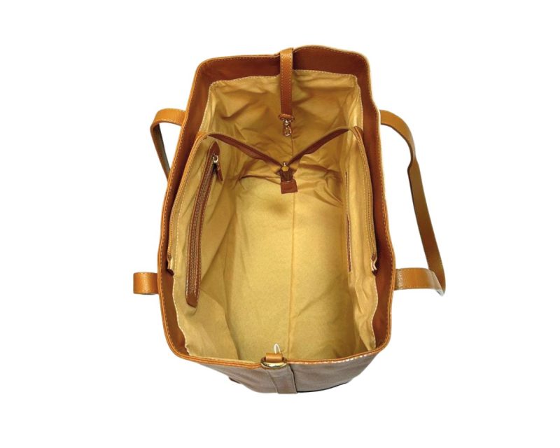 Bolso en Cuero Petra 4 tonos base miel - Imagen 7