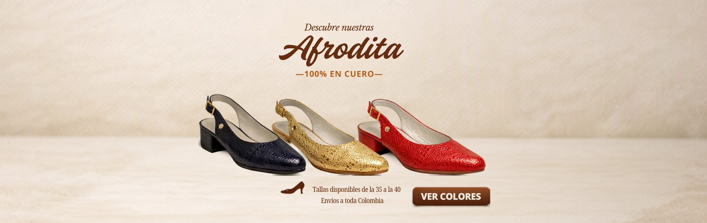 Banner calzado afrodita